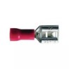 COSSE PLATE FEMELLE ROUGE 6,3MM SACHET DE 100 - ref. 1234090 | TP Agri