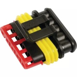 CONNECTEUR ETANCHE MALE 5 VOIES AMP SUPERSEAL 1,5MM SACHET DE 5