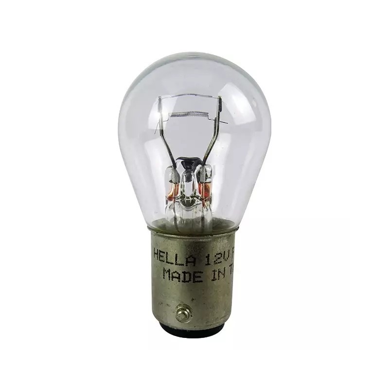 AMPOULE POIRETTE 12V 21/5W BAY15D HELLA BLISTER 2