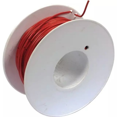 FIL MONOCONDUCTEUR ROUGE 1MM² ROULEAU DE 50M