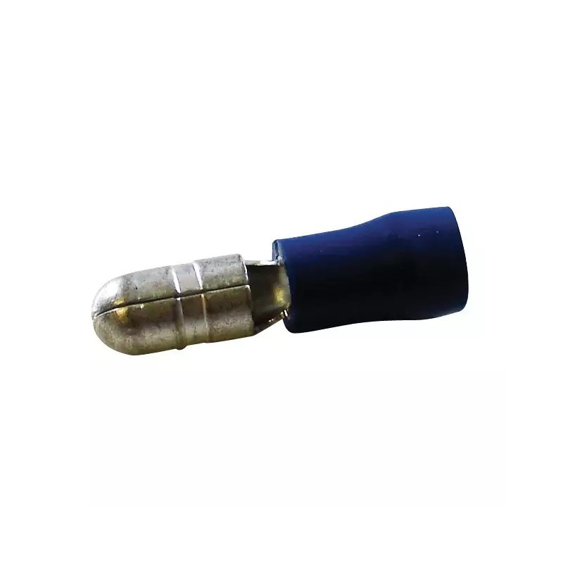 COSSE RONDE MALE BLEU 5MM SACHET DE 100