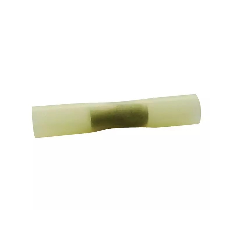 COSSE RACCORD BOUT A BOUT THERMORETRACTABLE JAUNE SACHET DE 50