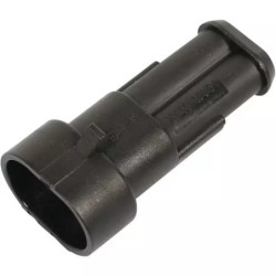 CONNECTEUR ETANCHE FEMELLE 2 VOIES AMP SUPERSEAL 1,5MM SACHET DE 10