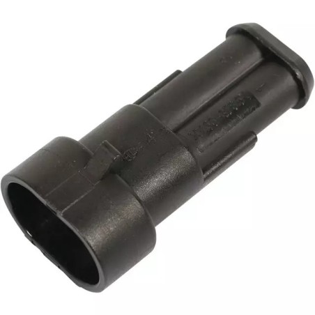 CONNECTEUR ETANCHE FEMELLE 2 VOIES AMP SUPERSE - ref. 259115 | TP Agri