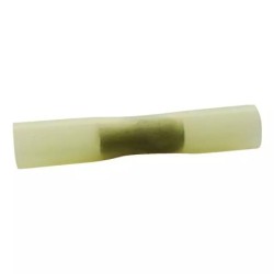COSSE RACCORD BOUT A BOUT THERMORETRACTABLE JAUNE BLISTER DE 20