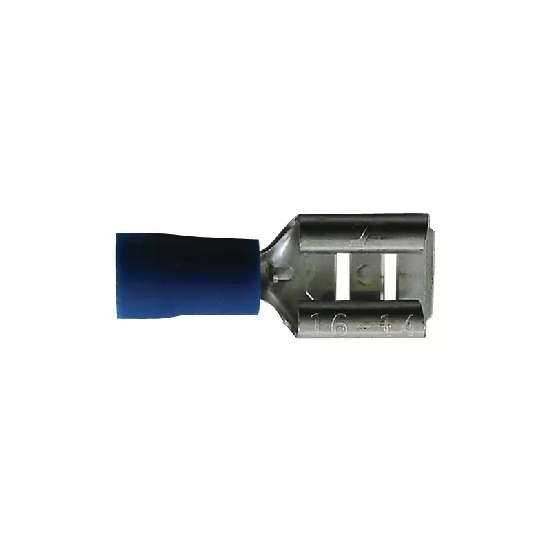 COSSE PLATE FEMELLE BLEUE 4,8MM SACHET DE 20 - ref. 3810108 | TP Agri