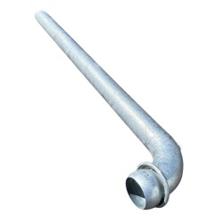 Tube galva L3M Ø 200 coudé 90° mâle | TP Agri