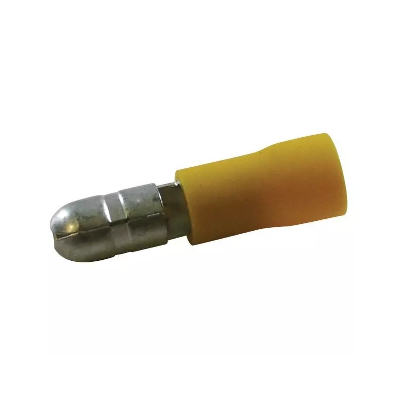 COSSE RONDE MALE JAUNE 5MM SACHET DE 100