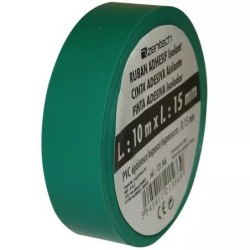 RUBAN ADHESIF ISOLANT 15 MM X 10M VERT
