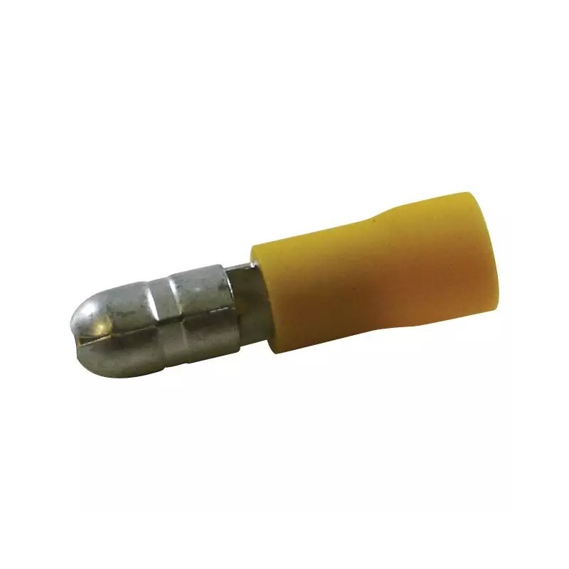 COSSE RONDE MALE JAUNE 5MM BLISTER DE 16