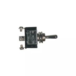 INTERRUPTEUR A LEVIER METAL 3 POSITIONS ON-OFF-ON 3 BORNES BLISTER