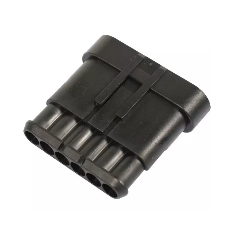 CONNECTEUR ETANCHE FEMELLE 6 VOIES AMP SUPERSE - ref. 259119 | TP Agri