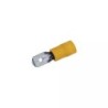 COSSE PLATE MALE JAUNE 6,3MM BLISTER DE 15