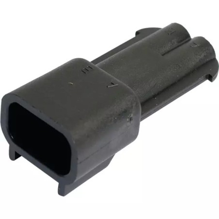 CONNECTEUR ETANCHE FEMELLE 2 VOIES AMP SUPERSE - ref. 259120 | TP Agri