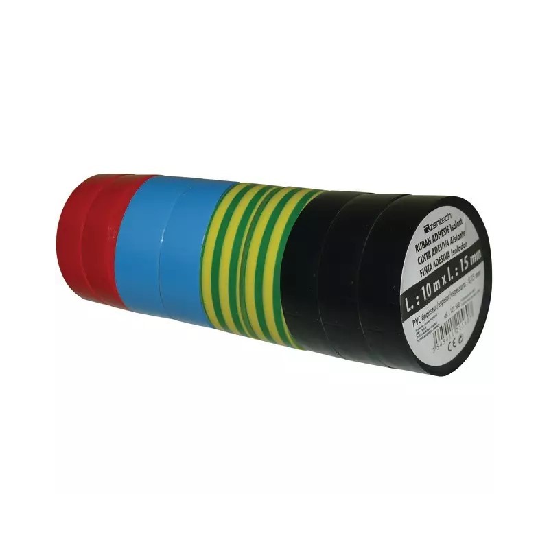 RUBAN ADHESIF ISOLANT 15 MM X 10M LOT DE 9 RO - ref. 2134580 | TP Agri