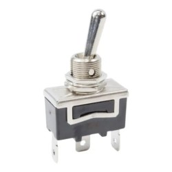 INTERRUPTEUR A LEVIER METAL 3 POSITIONS ON-OFF-MOM 3 BORNES BLISTER