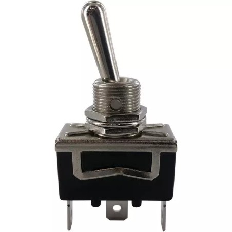 INTERRUPTEUR A LEVIER METAL 3 POSITIONS ON-OFF-ON