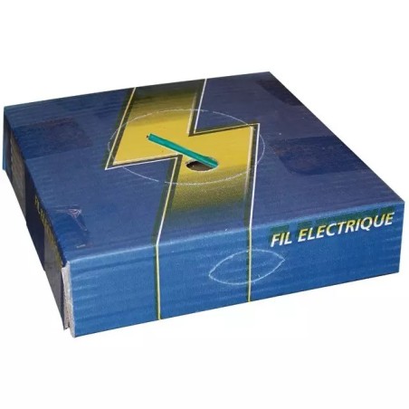 FIL MONOCONDUCTEUR VERT 1,5MM² DEVIDOIR BOIT - ref. 1240044 | TP Agri
