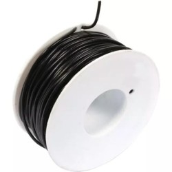 FIL MONOCONDUCTEUR NOIR 2MM² ROULEAU DE 50M