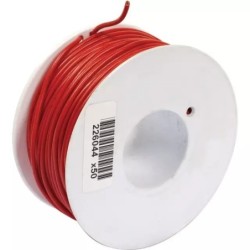 FIL MONOCONDUCTEUR ROUGE 2MM² ROULEAU DE 50M