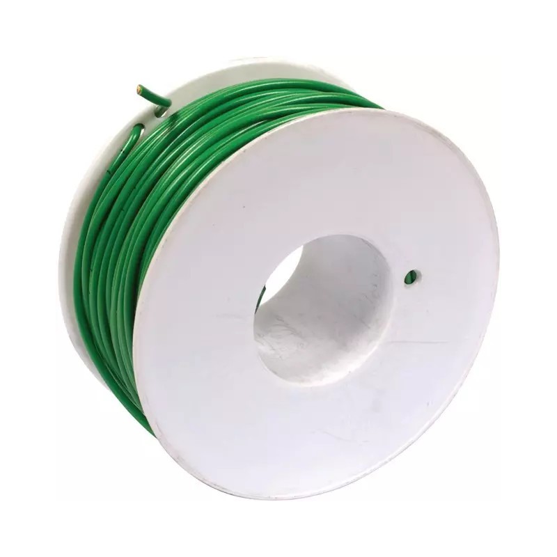FIL MONOCONDUCTEUR VERT 2MM² ROULEAU DE 50M - ref. 226048 | TP Agri