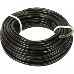 CABLE MULTICONDUCTEUR NOIR 2X4MM² ROULEAU DE 50M