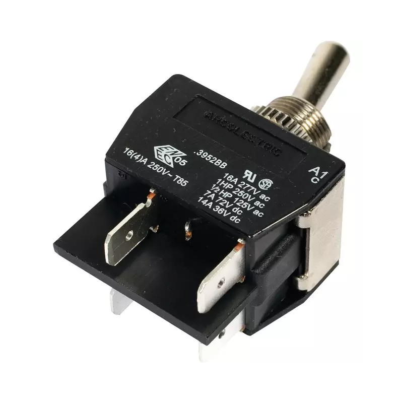 INTERRUPTEUR A LEVIER METAL ON-MOM 4 BORNES - ref. 253936 | TP Agri