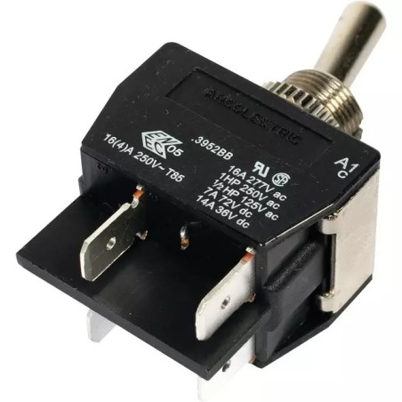 INTERRUPTEUR A LEVIER METAL ON-MOM 4 BORNES - ref. 253936 | TP Agri