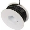FIL MONOCONDUCTEUR NOIR 3MM² ROULEAU DE 25M