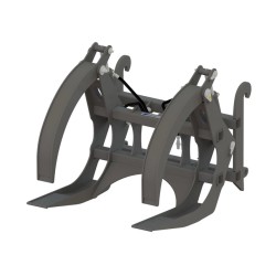Pince à grume double bras attelage JCB Q-FIT | TP Agri