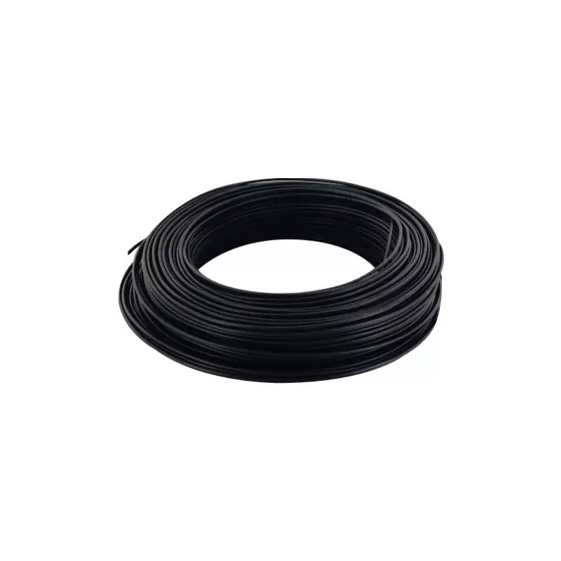FIL MONOCONDUCTEUR NOIR 4,0MM² BLISTER DE 10M