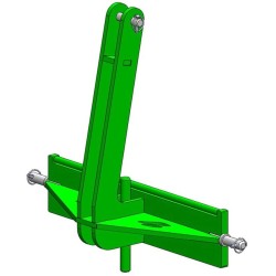 Triangle porte masses jerrican attelage JOHN DEERE CAT 2 | TP Agri