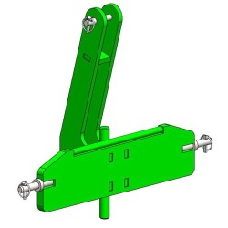 Triangle porte masses jerrican attelage JOHN DEERE CAT 1 | TP Agri
