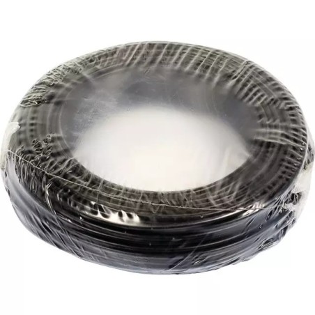 FIL MONOCONDUCTEUR NOIR 6MM² ROULEAU DE 50M