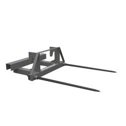 Pique balle N°2 attelage auto gris AV 2 dents 1100X36 | TP Agri