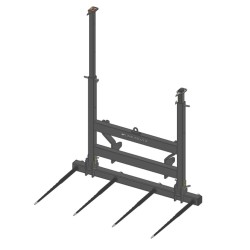 Pique balle AP 1802 quick&safe 4 DTS Ø45 LG1200 attelage | TP Agri