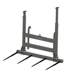 Pique balle AP 1802 quick&safe 4 DTS Ø45 LG1200 attelage | TP Agri