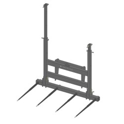 Pique balle AP 1802 quick&safe 4 DTS Ø45 LG1200 attelage | TP Agri