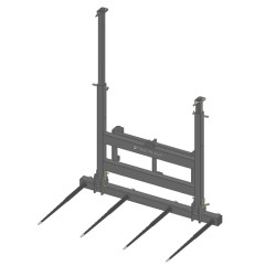 Pique balle AP 1802 quick&safe 4 DTS Ø45 LG1200 attelage | TP Agri