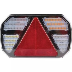 FEU ARRIERE GAUCHE DYNAMIQUE RECTANGLE 6 FONCTIONS LED 12-24V