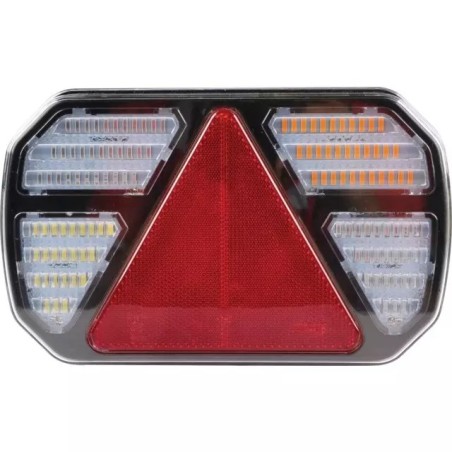 FEU ARRIERE GAUCHE DYNAMIQUE RECTANGLE 6 FONCTIONS LED 12-24V