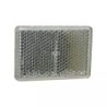 CATADIOPTRE RECTANGULAIRE 57X40MM ADHESIF BLANC