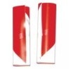 BANDE REFLECHISSANTE 140MM DROIT ET GAUCHE LG1,12M BLISTER
