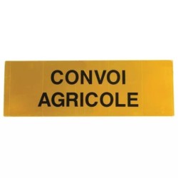 PANNEAU CONVOI AGRICOLE 1200X400X1MM ALUMINIUM CLASSE 2 BICMA