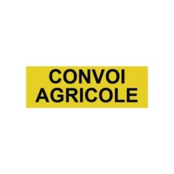 AUTOCOLLANT CONVOI AGRICOLE 1300X200MM