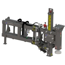 Enfonce-pieux hydraulique attelage MERLO | TP Agri
