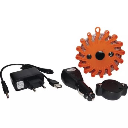 FEU ECLAT FLASH LED EXTRA PLAT RECHARGEABLE