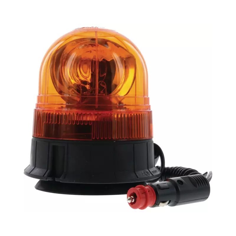 GYROPHARE VEGA MAGNETIQUE + CABLE SPIRALE 12V - ref. 1204117 | TP Agri