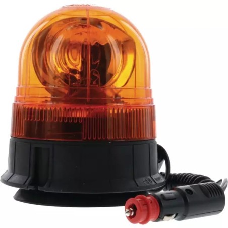 GYROPHARE VEGA MAGNETIQUE + CABLE SPIRALE 12V - ref. 1204117 | TP Agri