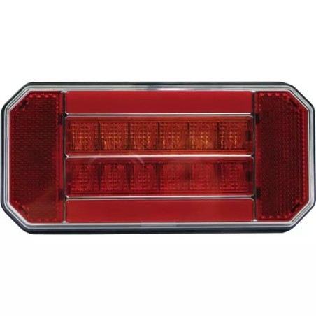 FEU ARRIERE GAUCHE DYNAMIQUE RECTANGLE 3 FONCTIONS 12-24V